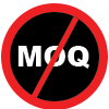no minimum order quantity policy