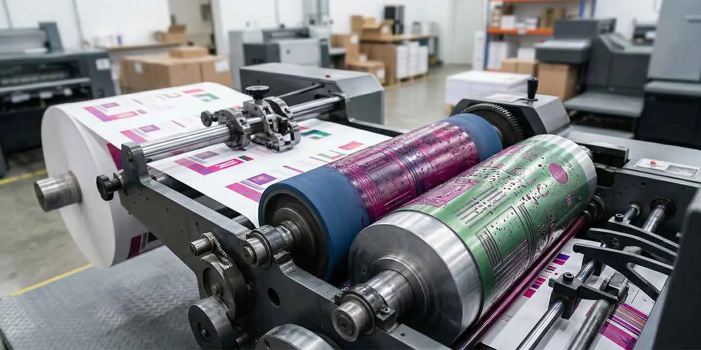 how offset or lithography printing works